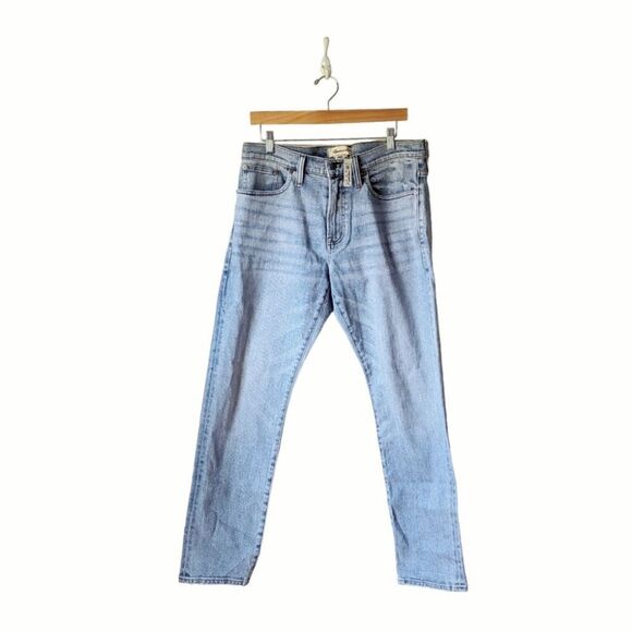 Madewell SLIM Selvedge Jeans Welton Light Wash Sz 33 30 NWT NG300 - Picture 7 of 16